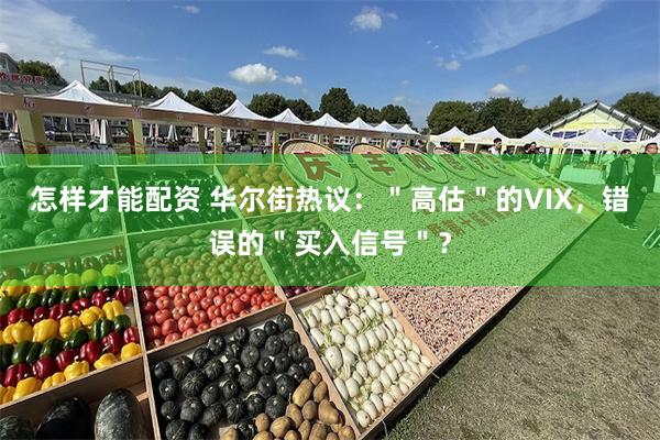 怎样才能配资 华尔街热议：＂高估＂的VIX，错误的＂买入信号＂？