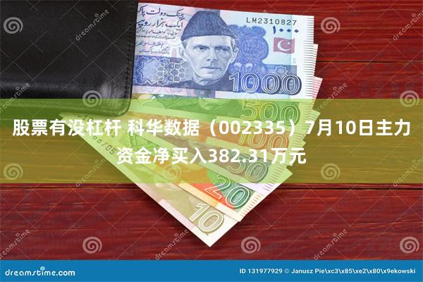 股票有没杠杆 科华数据（002335）7月10日主力资金净买入382.31万元